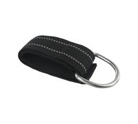 Marchfunny Sangle de poignet réglable avec anneau en D Rouge, Noir , taille unique