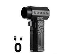 Marchfunny Souffleur d'air de qualité professionnelle avec batterie de 10 000 mAh, outil de nettoyage portable avec protection multiple pour électronique, ordinateur, voiture, usage domestique (noir)