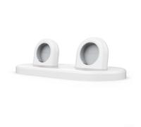 Marchfunny Station de chargement pour AirPods Pro 2 et SmartFor Watch avec support double appareil et design de rangement peu encombrant (blanc)