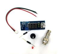 Marchfunny Station de soudure numérique avec écran LED et chauffage haute fréquence, compatible avec fer à souder T12, plage de contrôle 200-450 ℃, fonction veille à économie d'énergie (blanc)