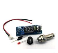 Marchfunny Station de soudure numérique avec écran LED et chauffage haute fréquence, compatible avec fer à souder T12, plage de contrôle de 200 à 450 ℃, fonction veille à économie d'énergie (rouge)