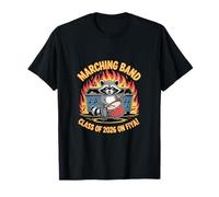 Marching Band Class of 2026 sur Fire Trash Raccoon T-Shirt