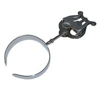 Marching stand lyre for flute, metallic bracelet, super