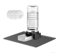 Marchul Distributeur d'eau pour chien, 7,2 L, bol à gravité automatique avec base en acier inoxydable, 3 filtres, set de table