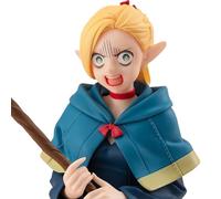 Marcille Donato Action Figurines avec baguette magique Têtes interchangeables - Robe bleue Anime Fille Figurine 14 cm Marcille Donato Figurine Siztend PVC Ornamen