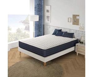 marcKonfort Matelas à Mémoire de Forme avec Gel Imperial 140 x 200 x 25 cm, 1cm de Mousse à mémoire de 65 kg/m3+ Independance de Couchage+ Fermeté: Moyenne+ Extrêmement Durable