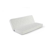 marcKonfort Matelas clic clac 130x190 pour canapé-lit, 13cm de Hauteur,Tissus strecht avec Rivet de sécurité. Blanc
