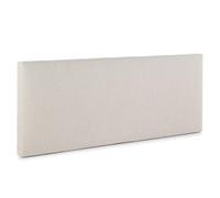 marcKonfort Tête de lit tapissée Tagomago 160x60 cm de Lin Naturel, rembourré avec de la Mousse, 8cm d'épaisseur, système de Fixation Inclus.