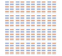 Marclix Lot de 1000 tubes à essai cryovial gradués en plastique de 1,8 ml avec bouchon d'étanchéité