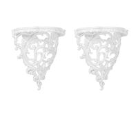 Marclix Lot de 2 étagères décoratives de style baroque pour Motif fleurs