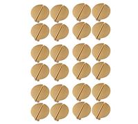 Marclix Lot de 24 poignées de tiroir à champagne en demi-lune de 6,3 cm, poignées de tiroir d'armoire de cuisine, poignées d'armoire modernes
