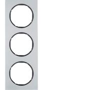 Marco 3E, R.3, aluminio/negro, brillo