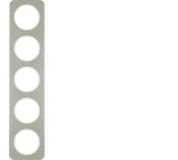 Marco 5E, R.1, acero/blanco polar, brillo