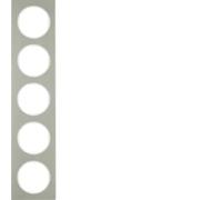 Marco 5E, R.3, acero/blanco polar, brillo