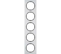 Marco 5E, R.3, aluminio/negro, brillo