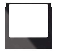 Marco angular, serie berker KNX Touch Control de hager, negro, brillo