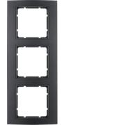 berker Berker Cadre noir/anthracite triple 10133005 Quantité:1