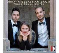 Marco Emmanuele J.S. Bach: Three Cello Suites Transcribed for Guitar (CD)