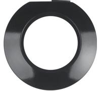 Hager Cadre final Série 1930 – Noir brillant, Duroplast, 75,5 mm x 80 mm