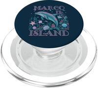 Marco Island FL Dauphin coloré plage souvienne PopSockets PopGrip pour MagSafe