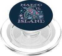 Marco Island FL Tortue Lover Coloré Beach SOUVENIR PopSockets PopGrip pour MagSafe