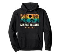 Marco Island Florida Design rétro Marco Beach FL Sweat à Capuche