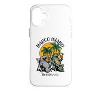 Marco Island Florida USA Motif Crocodile Lamantin Amusant Coque pour iPhone 16 Plus