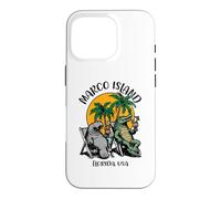 Marco Island Florida USA Motif Crocodile Lamantin Amusant Coque pour iPhone 16 Pro