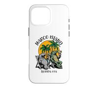 Marco Island Florida USA Motif Crocodile Lamantin Amusant Coque pour iPhone 16 Pro Max