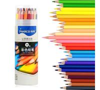 MARCO Lot de 36 crayons de couleur - Mines épaisses de craie à l'huile D4300 - Idéal comme cadeau de rentrée scolaire pour les étudiants et les débutants