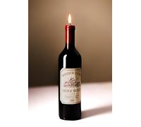 Marco Paul Bougies réalistes en forme de bouteille de vin - Décoration d'intérieur à combustion longue - Cadeau fantaisie pour femme - Centre de table non toxique