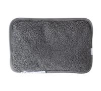 Marco Paul Bouillotte électrique rechargeable avec housse en peluche douce grise, coussin chauffant réutilisable sans fil pour soulager les muscles, soulager la douleur et thérapie par la chaleur à