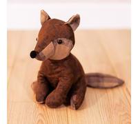 Marco Paul - Butée de porte fantaisie en peluche douce - En tissu marron - Décoration d'intérieur - Pour salon, chambre à coucher, bureau - Décoration traditionnelle rustique