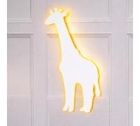 Marco Paul Giraffe Veilleuse LED à piles | Lampe en bois pour chambre d'enfant, décoration de chambre, lampe murale en forme d'animal