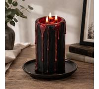 Marco Paul Grande bougie pilier de sang de vampire gothique Décoration