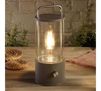 Marco Paul Kentish Lanterne nordique à piles style rustique à suspendre pour intérieur ou extérieur Effet bougie vacillante pour jardin, maison, bar, café (lanterne nordique)