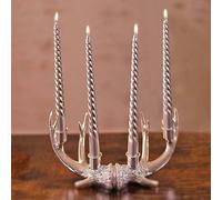 Marco Paul Lot de 4 bougies torsadées blanches à combustion longue durée pour église, décoration de Noël, éclairage de bougie, longue durée, pour mariage, événement, salle à manger, fête