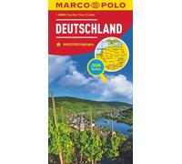 MARCO POLO Carte géographique Allemagne 1:800 000