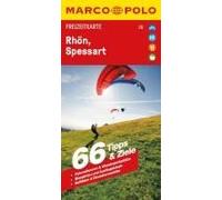 Marco Polo Freizeitkarte 28 Rhön, Spessart 1:110.000