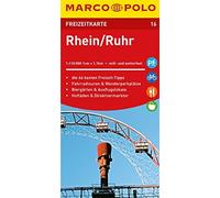 Marco Polo Freizeitkarte Rhein, Ruhr 1:110 000