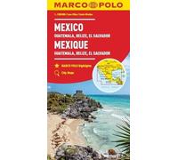 Marco Polo Kontinentalkarte Mexiko, Guatemala, Belize, El Salvador 1: 2 500 000