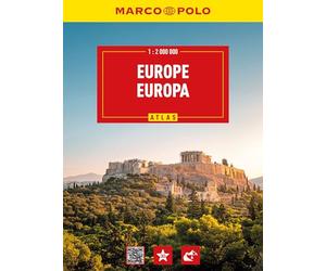 MARCO POLO Reiseatlas Europa 1:2 Mio.: Straßenatlas und Autoatlas, Spiralbindung