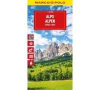 Marco Polo Reisekarte Alpen 1:650.000