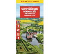MARCO POLO Reisekarte Dänemark Süd 1:200.000: Kolding, Kopenhagen, Bornholm
