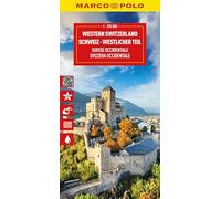 MARCO POLO Reisekarte Schweiz 01 Westlicher Teil 1:225.000