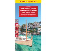 Marco Polo Reisekarte Spanien, Portugal 1:1 Mio.