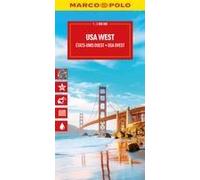 Marco Polo Reisekarte Usa West 1:2 Mio.