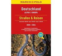 MARCO POLO Straßen & Reisen 2025/2026 Deutschland 1:300.000: Alpen 1:750.000, Europa 1:4,5 Mio.