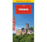 Marco Polo Thüringen 7: wegenkaart 1:200.000