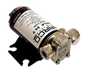 MARCO Pompes électriques auto-amorçantes UP2-P 24V 10L/min - Pompe à engrenages polymères pour l'agriculture, l'industrie, le ménage, les bateaux gonflables, les voiliers et les camping-cars